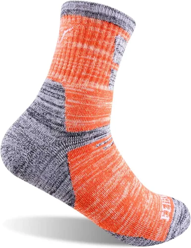 Vista 8 de FEIDEER Calcetines de senderismo para mujer, paquete múltiple de calcetines de algodón que absorben la humedad
