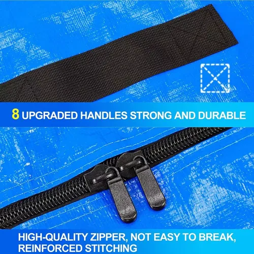 Vista 3 de [Usado] Fundas de colchón para mudanza y almacenamiento (tamaño Cali King), bolsas de colchón para mudanzas, resistentes, protector de colchón