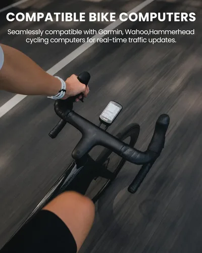 Vista 7 de MagicShine SEEMEE R300 - Luz trasera de radar para bicicleta con detección inteligente de visión trasera, gran angular de 270 ° que aumenta