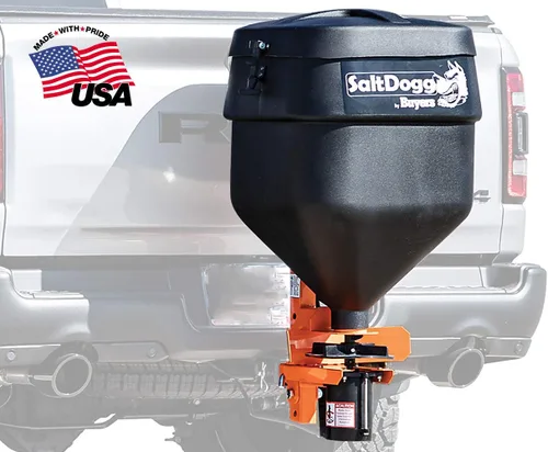 Vista 2 de Buyers Products TGSUVPROA SaltDogg Esparcidor de sal para puerta trasera, fabricado en los Estados Unidos, capacidad de 4.41 pies cúbicos/331