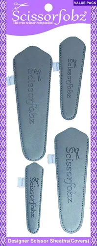Vista 26 de Fundas protectoras para tijeras de diseño, para pequeñas tijeras de bordado, color verde mar, #SS-7