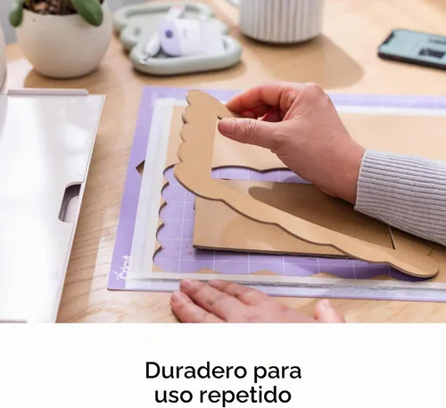 Vista 4 de [Usado] Alfombrilla de corte Cricut StrongGrip de 12 x 12 pulgadas, alfombrilla para manualidades para Cricut Maker y Explore, uso