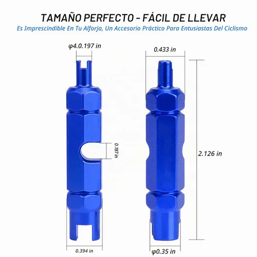 Vista 7 de Herramienta removedor de núcleo de válvula para válvulas Schrader y Presta