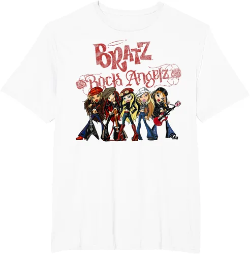 Vista 8 de Bratz Camiseta Rock Angelz Group Shot Negro
