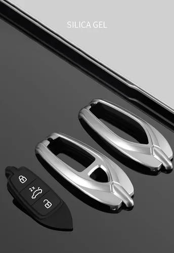 Vista 6 de Carcasa de aleación de aluminio para llavero de automóvil Lamborghini URUS 2021-2022 con llavero de metal Negro