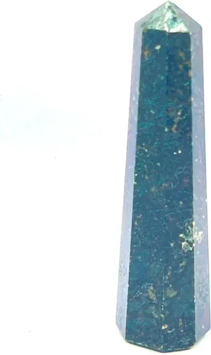 Vista 59 de WholesaleGemShop - Torre de obelisco de piedras preciosas de 3 pulgadas, faceta gigante, cristal de roca de Aura Rock Natural pulido Earth Wand