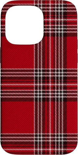 Vista 21 de Funda con diseño de Navidad a cuadros rojos para iPhone 13 Pro Max