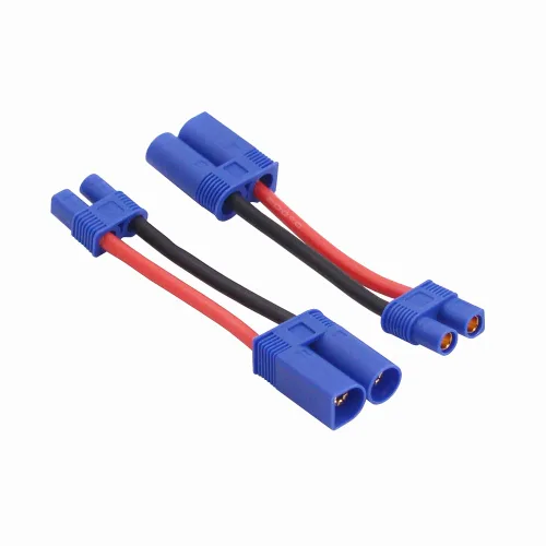Vista 2 de 2pcs macho EC5 a hembra EC3 adaptador de conector con 14awg 2in cable (C108-2)