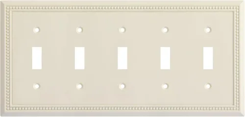 Vista 58 de Henne Bery Sunken Pearls - placa decorativa de pared, placa decorativa de pared, tapa de salida de la placa del interruptor, aleación de zinc sólida