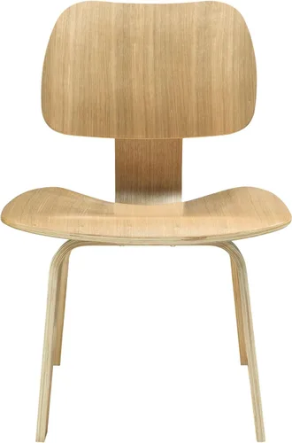Vista 7 de Modway Fathom Mid-Century Moderna Contrachapado Moldeado Dos Sillas de Cocina y Comedor en Natural