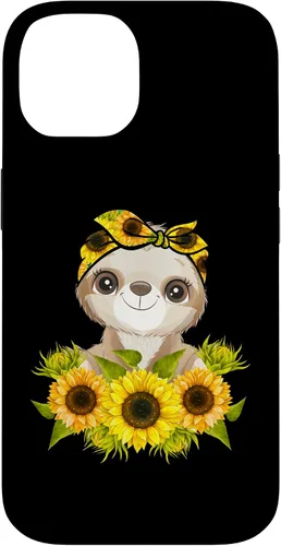 Vista 4 de Sunflower Garden Sloth Gardening Case for iPhone 17