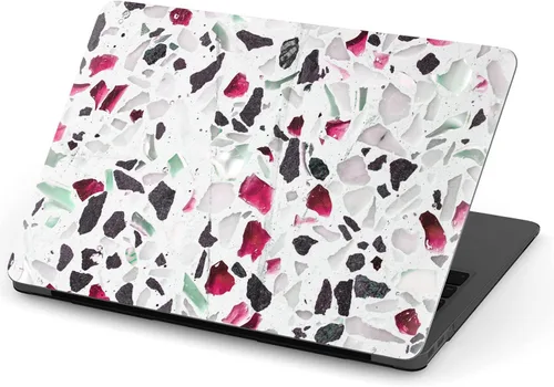 Vista 4 de Mertak Funda rígida compatible con MacBook Pro 16 14 Air de 13 pulgadas M2 M1 Mac 15 12 2022 2021 2019 2018 patrón de granito mármol protector a
