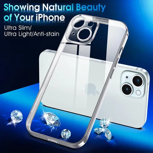 Vista 621 de Supdeal Funda cristalina transparente para iPhone 11, [No se amarillea] [Protección de la cámara] [Probado contra caídas de grado militar] Funda