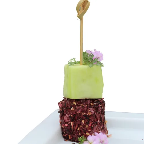 Vista 8 de Wild Hibiscus Flakes de sal piramidal de flores, 3.5 onzas