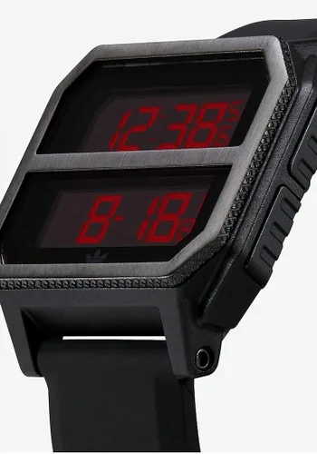 Vista 5 de Adidas Archive R2 Reloj digital para hombre con pulsera de silicona Z16760-00