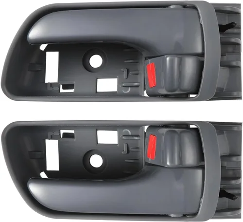 Vista 7 de 2 piezas de manijas interiores para puertas para Toyota Sienna 2004-2010, delantera izquierda y derecha, reemplaza 69206-AE010-E1, 69205-AE010, beige