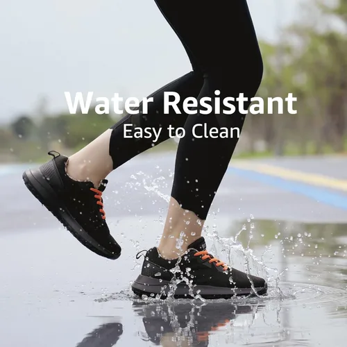 Vista 2 de STQ Zapatos deportivos para caminar resistentes al agua para mujer con soporte de arco