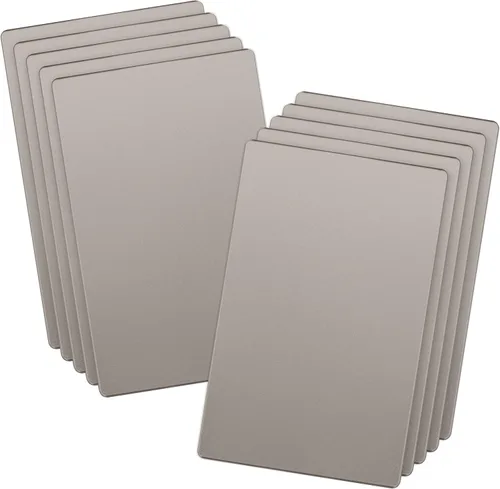 Vista 27 de LIDER Placa de pared en blanco, resistente a la temperatura y a los impactos, reflectante, cubierta sin tornillos, decoración moderna