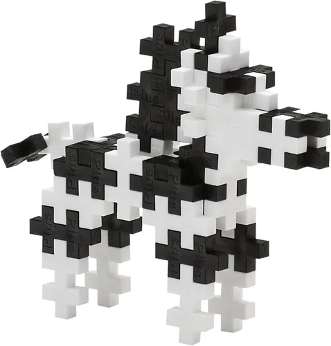 Vista 3 de Plus Plus Juego de bloques de construcción de figuras de animales 3D, 70 piezas de rompecabezas entrelazadas, divertidos juguetes de tallo