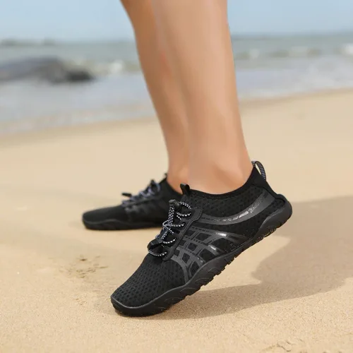 Vista 7 de Whatseaso Mens Womens Water Shoes Quick Dry Aqua Barefoot Shoes for Diving Swim Surf Walking Beach Yoga