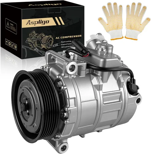 Vista 15 de Compresor de A/C con embrague compatible con Durango 2000-2003 4.7L 5.9L, para Dodge Dakota 2002-2003, para Ram 1500 2500 3500 2002-2003, CO 4854C