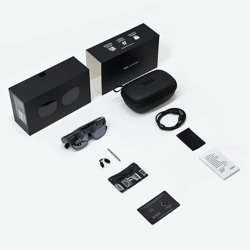 Vista 7 de TCL RAYNEO NXTWEAR S+ AR Glasses, Advanced Edition. 215" Micro-OLED Augmented Reality, 49FOV, 1080P Video Display, 120Hz, Dynamic Stereo Sound, 3D