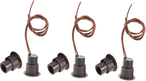 Vista 6 de MC-31 NC Montaje en superficie con cable de seguridad para puerta de ventana de seguridad con sensor de contacto Interruptor magnético de lengüeta