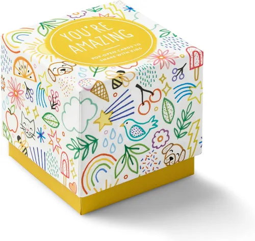 Vista 4 de Compendium ThoughtFulls para niños — Eres increíble — 30 tarjetas desplegables para compartir con niños, cada una con un mensaje inspirador