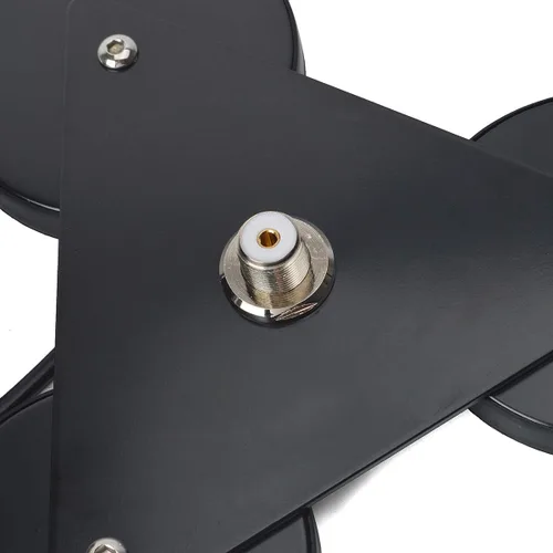 Vista 3 de UAYESOK - Soporte de antena magnética resistente, estilo triángulo SO239