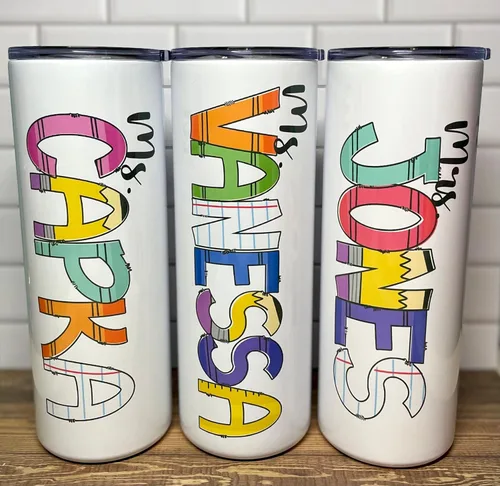Vista 4 de Vaso personalizado para profesores, apreciación para maestros preescolares, regalo virtual para profesores, regalo de San Valentín, regalo