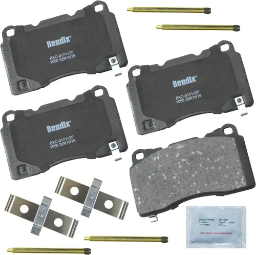 Vista 134 de Bendix Priority1 CFC154 - Juego de pastillas de freno de disco para Avanti II, Century, LeSabre, Regal, Riviera, chasis comercial, DeVille