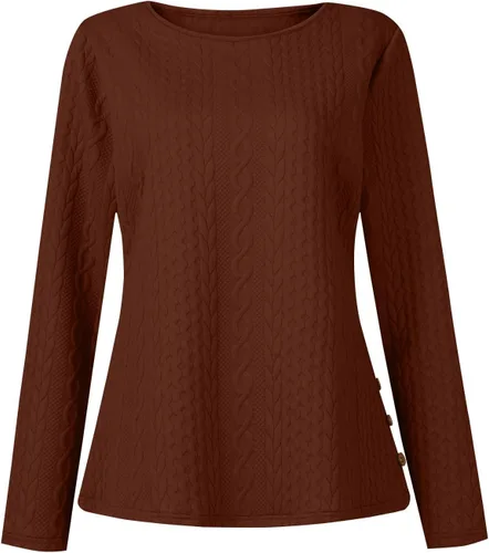 Vista 3 de Sudaderas para mujer 2023 Otoño Invierno Moda Waffle Sudadera de gran tamaño con cremallera de un cuarto sin botones, túnica elegante