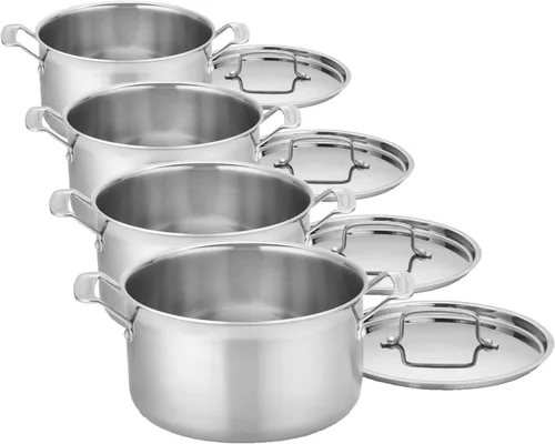 Vista 2 de Cuisinart MCP22-24N MultiClad Pro - Sartén de acero inoxidable