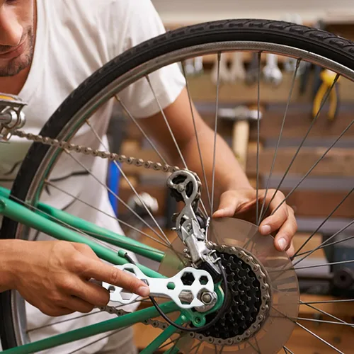Vista 6 de Herramienta de llave inglesa de bicicleta de múltiples agujeros, llave de flores de 0.079 in, herramienta de extracción e instalación de pedal