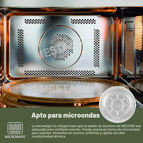Vista 2 de Sartenes redondos de papel de aluminio de 7 pulgadas con tapas transparentes, paquete de 50 Apto para horno y congelador, diseño desechable, ideal