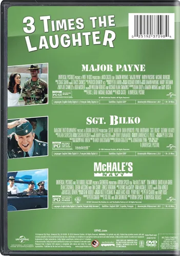 Vista 2 de Major Payne Sgt. Bilko McHale's Navy (1997) 3-Movie Laugh Pack DVD