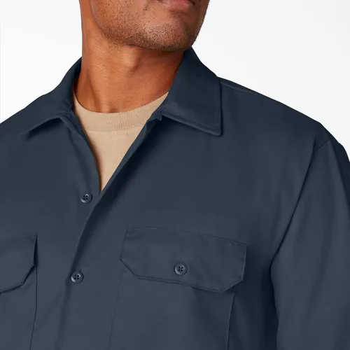 Vista 7 de Dickies Camisa de trabajo de manga larga grande y alta para hombre