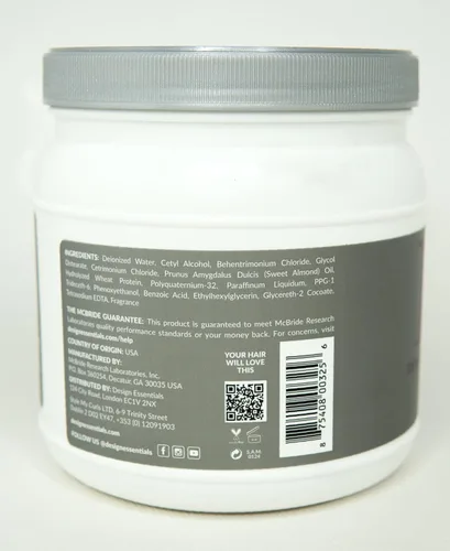 Vista 3 de Design Essentials Acondicionador hidratante instantáneo Almond Butter Express, 32 onzas