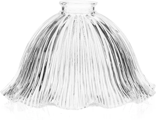 Vista 10 de CALLARON Cubierta de lámpara de cristal, cubierta de lámpara, pantalla de vidrio, pantalla colgante de repuesto para lámparas de mesa de pie (verde)