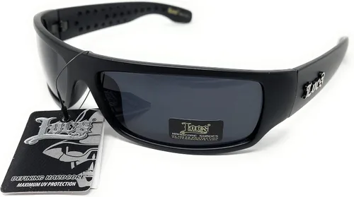 Vista 6 de Locs Mad Dog Hardcore Gangster Cholo - Gafas de sol rectangulares estrechas