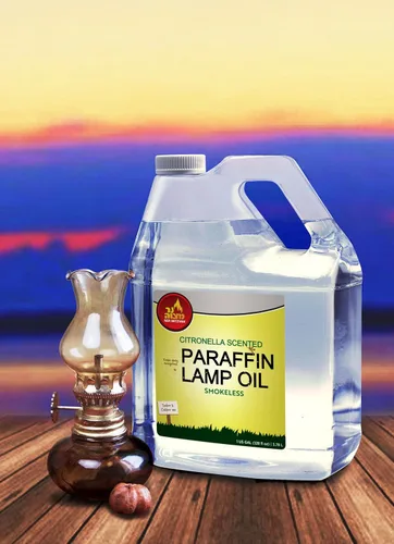 Vista 5 de Ner Mitzvah Aceite de lámpara perfumada de citronela, 1 galón, sin humo e inodoro, repelente de insectos y mosquitos, aceite de lámpara de parafina