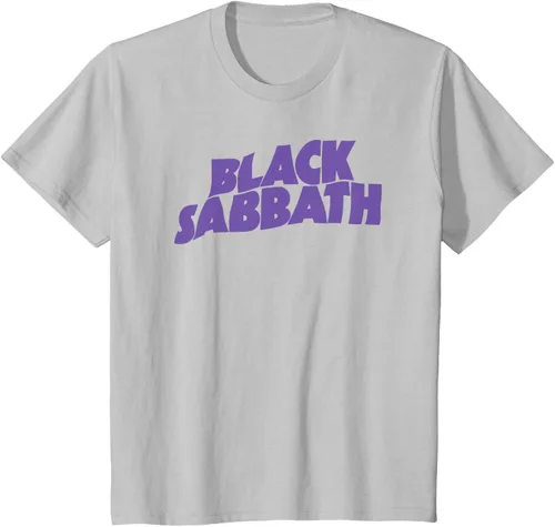 Vista 16 de Black Sabbath Camiseta con logotipo morado