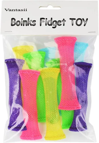 Vista 7 de FIDGET TOYS (Paquete de 10, 5 colores) juguete para aliviar el estrés, mejorar la concentración. Para niños y adultos. Ha ayudado a personas