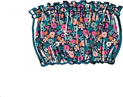 Vista 4 de McCall's Misses' - Kit de patrón de costura elástica en la parte superior, código M8217, tallas XS-S-M, multicolor
