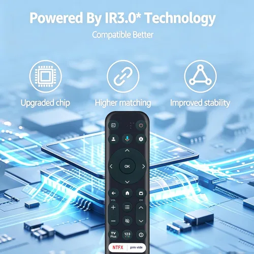 Vista 6 de RC813 FMB1 Control remoto de voz apto para TCL QM8/QM7/S4/S3/Q7/Q6/Q5