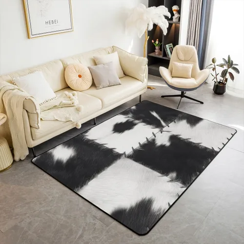Vista 25 de Erosebridal King and Queen Custom Living Room Rugs 3x5 for Bedroom Romantic Valentine's Day Area Rug for Husband Wife Modern Black Grey His Hers