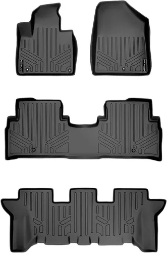 Vista 31 de SMARTLINER Juego de alfombrillas de piso personalizadas para Kia Sorento 2011-2013