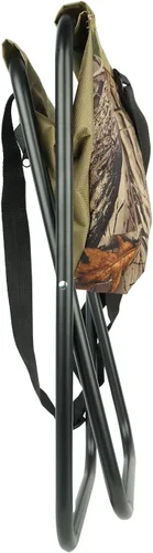 Vista 5 de BRUBAKER Silla plegable al aire libre - Silla de camping compacta y cómoda con bolsa. Construcción duradera, correa de transporte ajustable