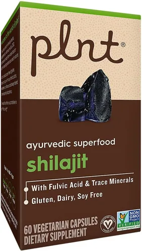 Vista 5 de Shilajit - Superalimento ayurvédico con ácido fúlvico y oligominerales (60 cápsulas)