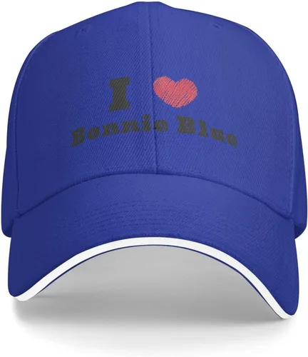 Vista 2 de I Love Bonnie Blue Baseball Cap for Men Women Adjustable Funny Dad Hat